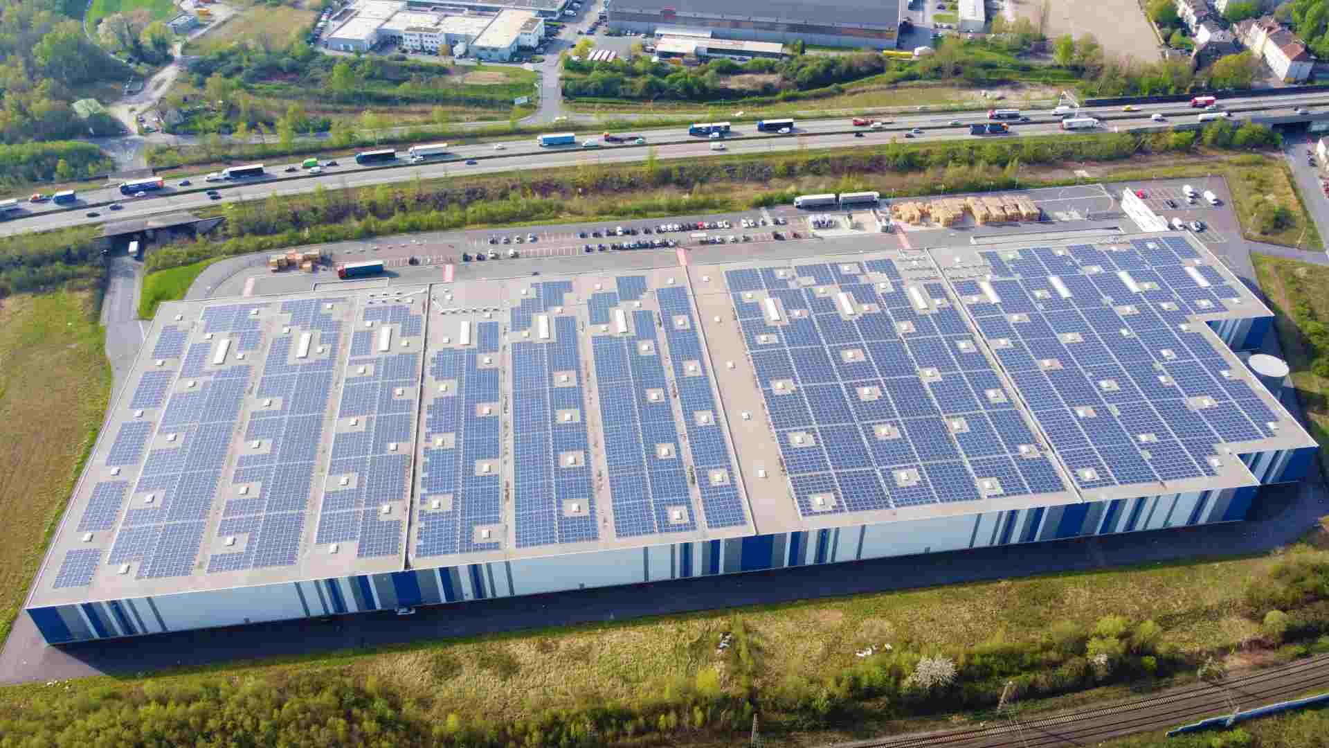 Photovoltaik-Dachflächenanlage GOLDBECK SOLAR