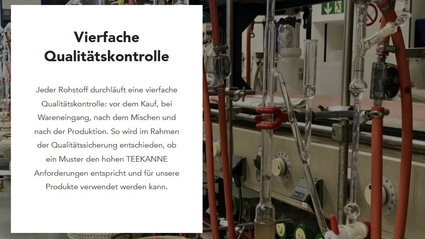 Teekanne - Qualitätsversprechen 1